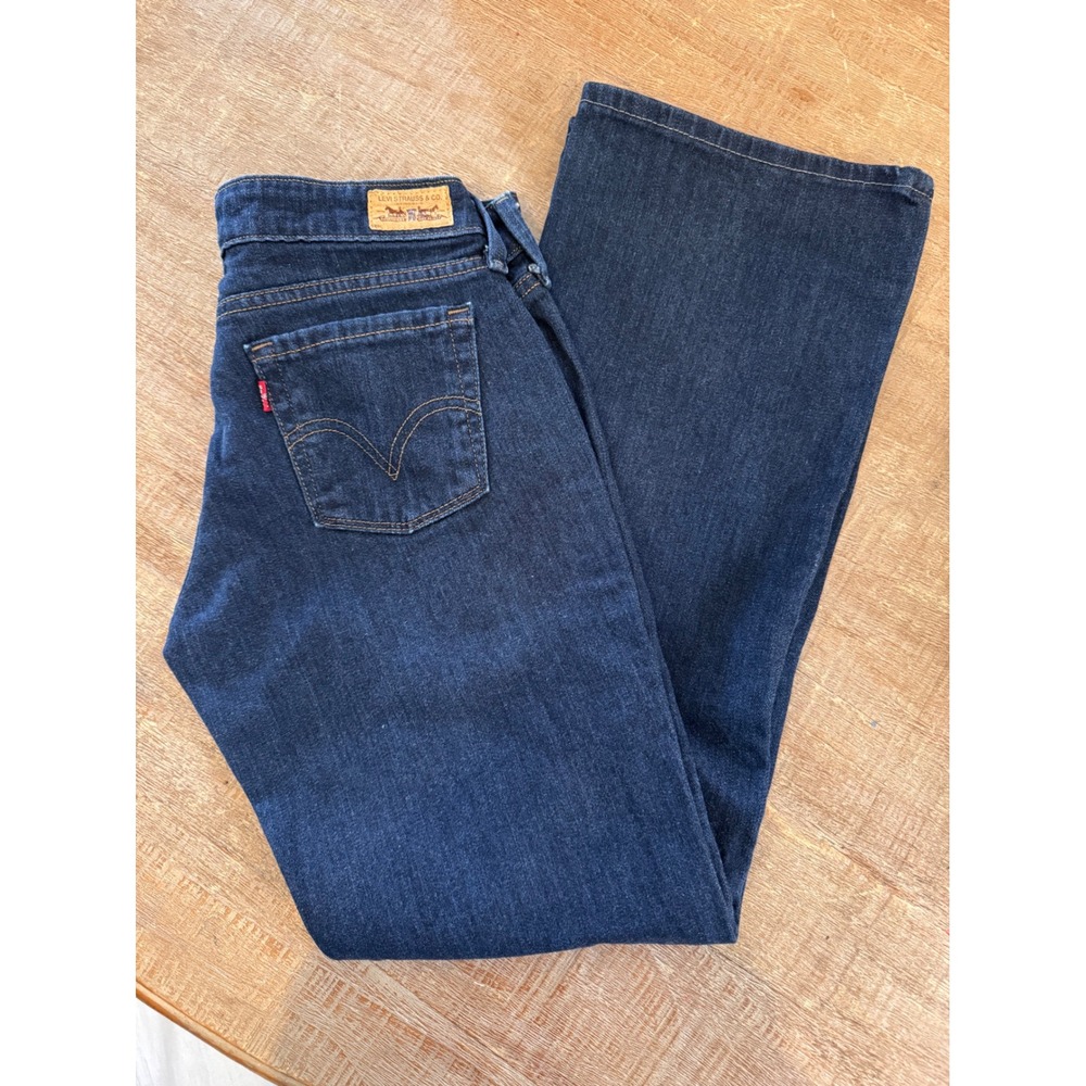 Y2K Levi's 515 Dark Wash Bootcut Jeans • Mid Rise Retro Denim • Size 6 M
